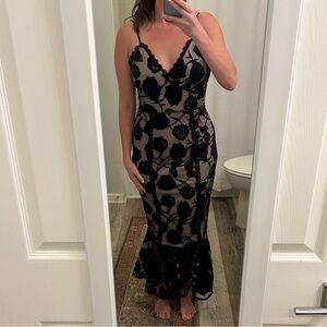 Elegant Black Lace Dress